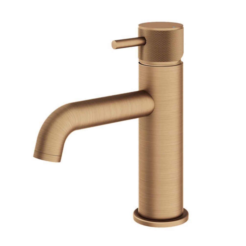 Product Cut out image of the Abacus Iso Pro Brushed Bronze Mono Basin Mixer